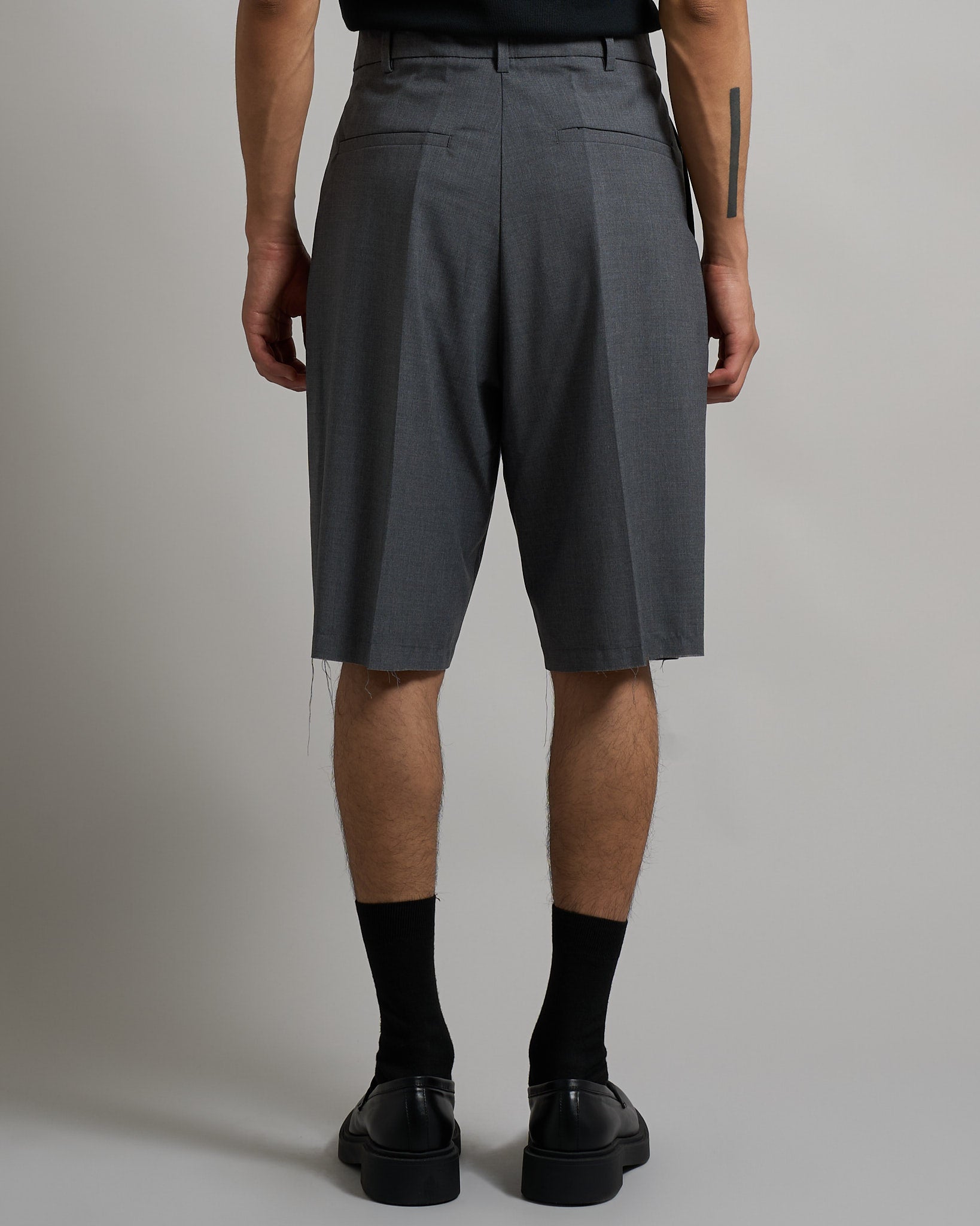 Bermuda Wide con pieghe
