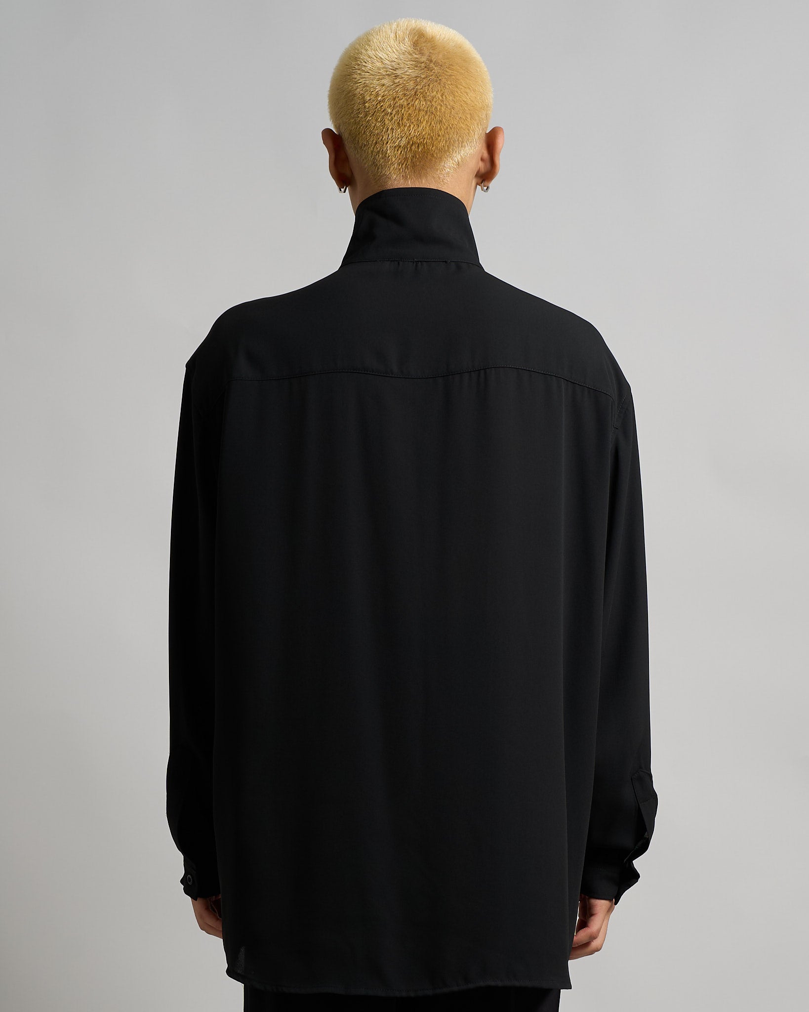 Camicia Over Velata con zip