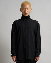 Camicia Over Velata con zip