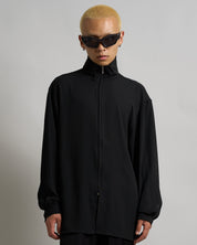 Camicia Over Velata con zip