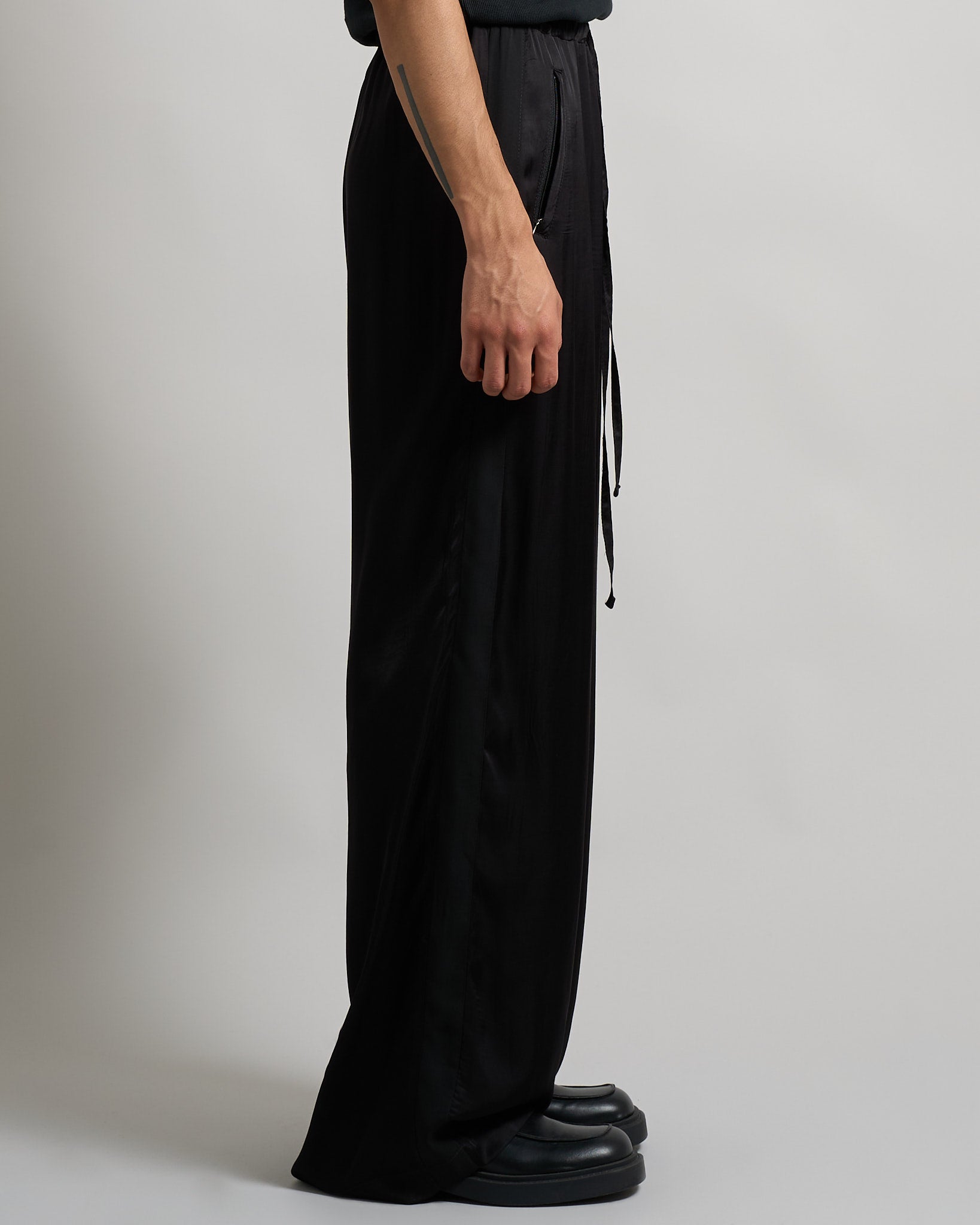 Pantalone Wide Pant con Zip