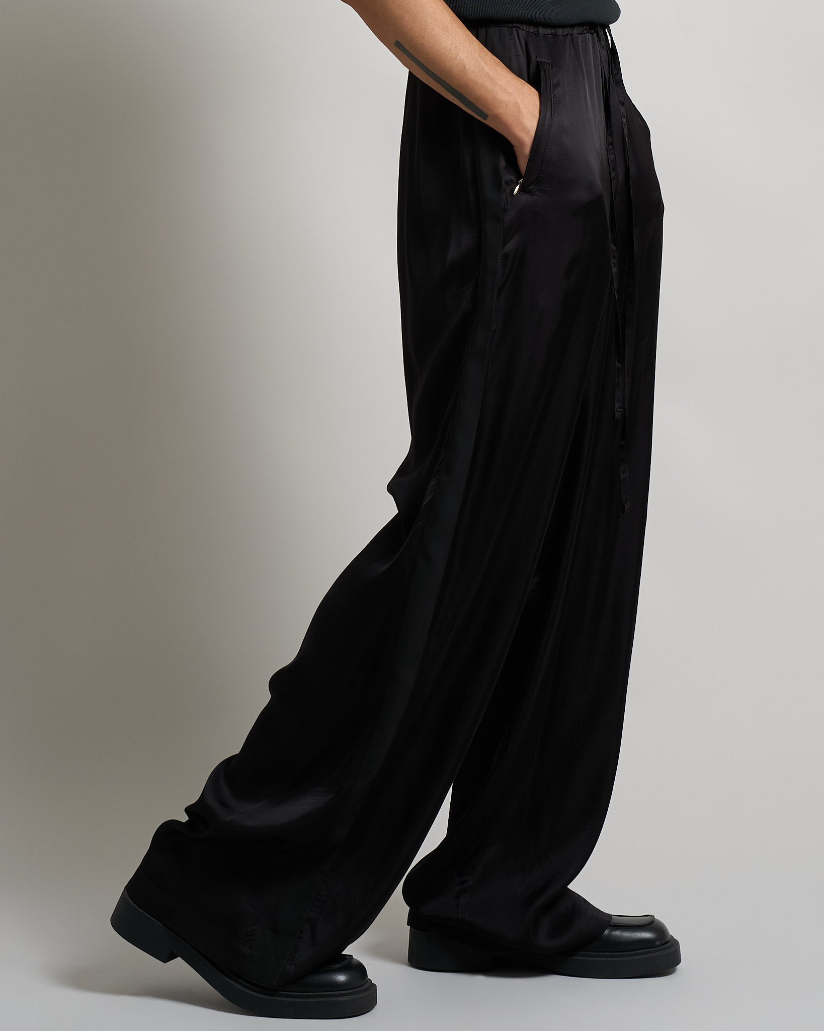 Pantalone Wide Pant con Zip