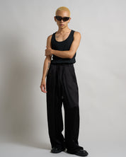 Pantalone Wide Pant con Zip
